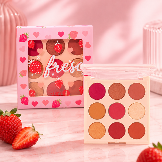 Paleta de Sombras Fresa – Trendy